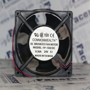 FP108-1-24VDC COMMONWEALTH (24VOLT. 120x120x38MM)