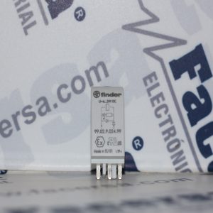 99.02.9.024.99 FINDER (6-24V DC / LED VERDE)